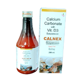 Hot pharma pcd products of Glainex Biotech -	CALNEX__SYRUP.png	