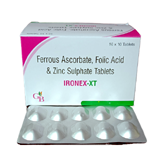 Hot pharma pcd products of Glainex Biotech -	IRONEX_XT_TAB.png	